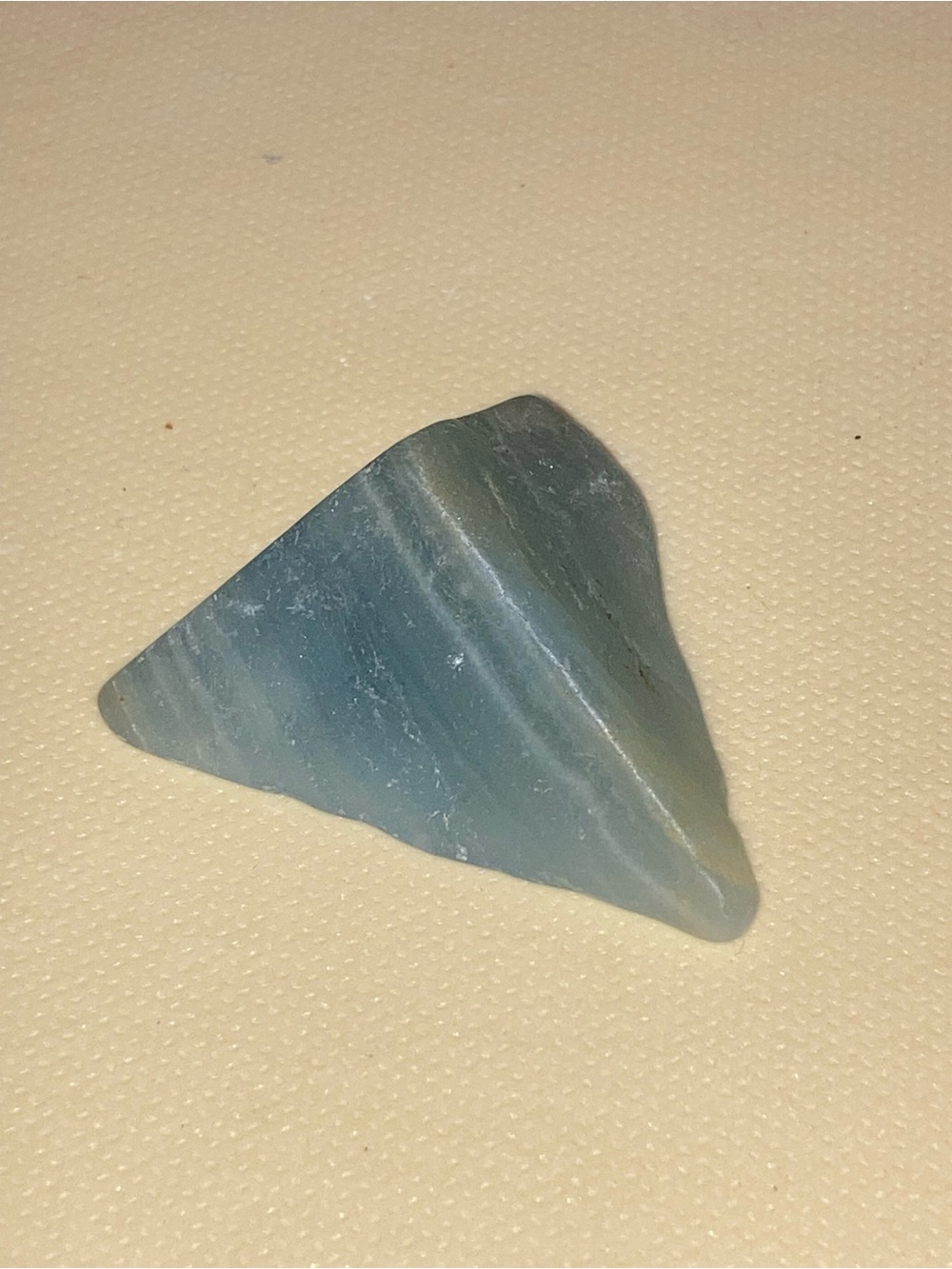 Hand Polished Blue fluorite Decorative Stone Accent